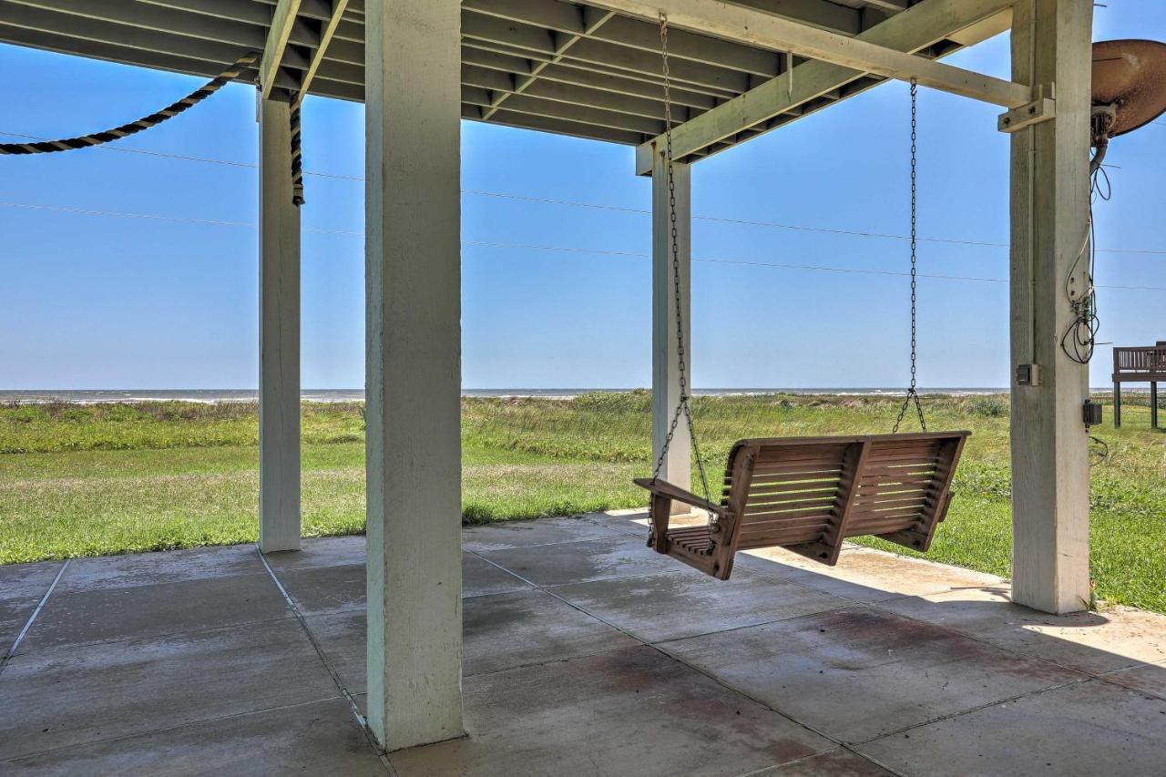 Oceanfront Galveston Home - Walk To Beach! Buitenkant foto